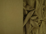 1 Yard Slinky Rib Knit Fabric 1x1 Solid Polyester Spandex Stretch 52/54 Inches