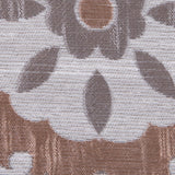 Gray and Pink Floral Brocade