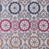 Gray and Pink Floral Brocade