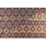 Brown, Gold and Copper Floral Brocade