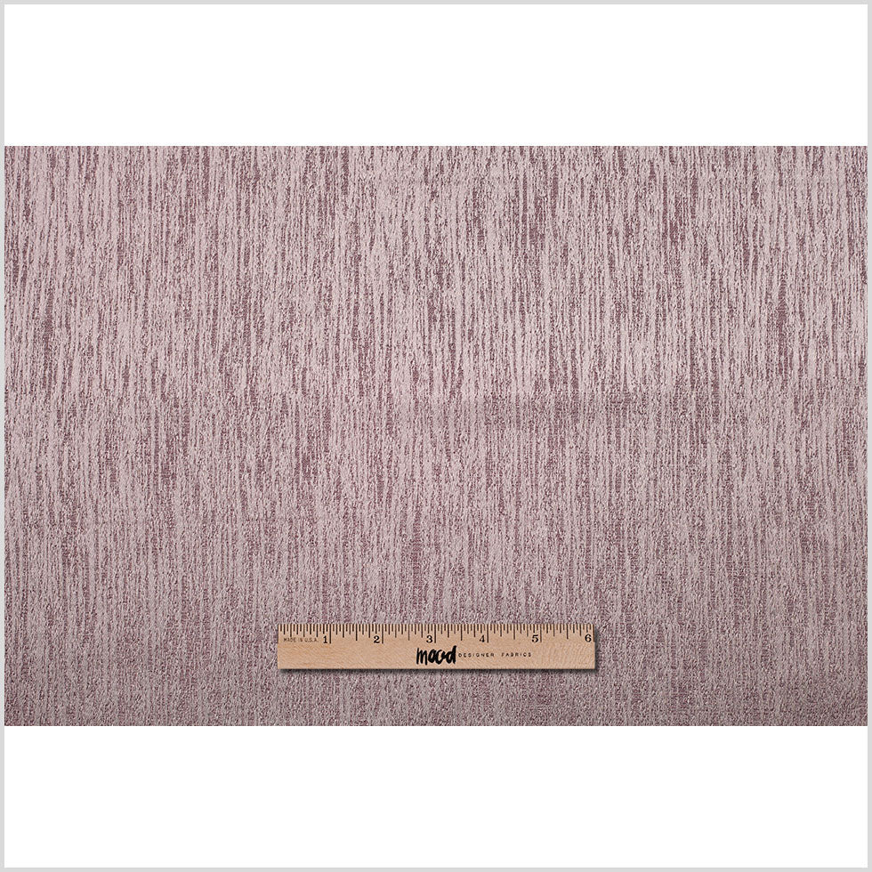 PlumStriated Woven Brocade