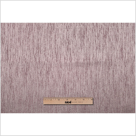 PlumStriated Woven Brocade