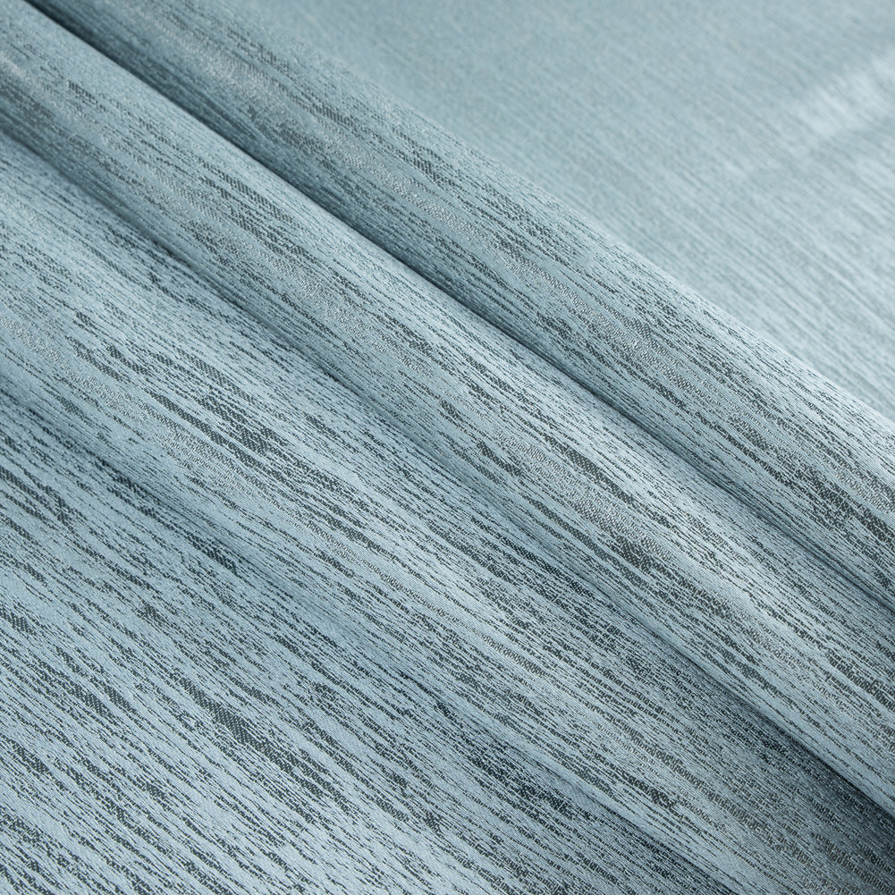 Sky Blue Striated Woven Brocade