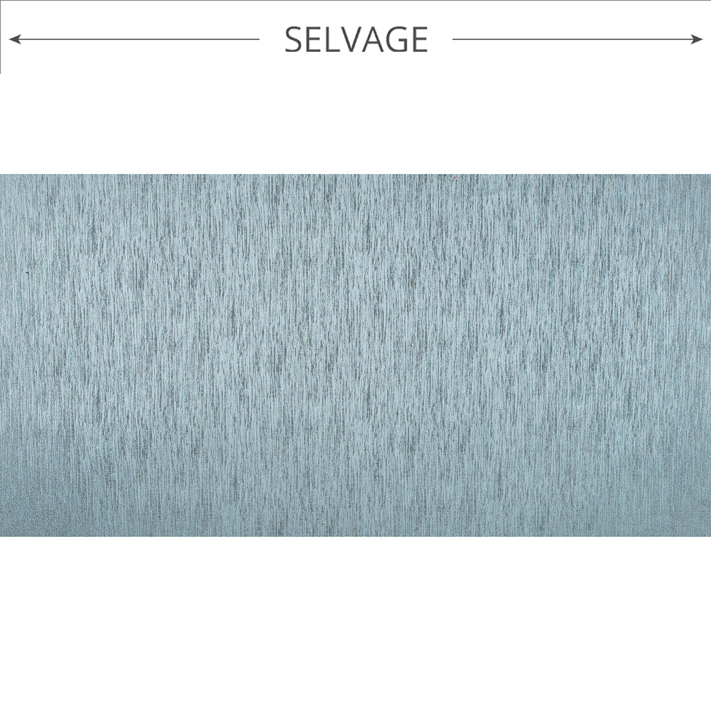 Sky Blue Striated Woven Brocade