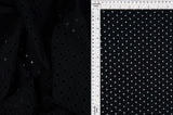 Eyelet Jacquard Knit Stretch Fabric