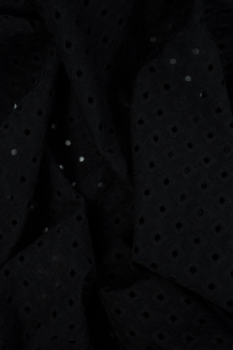 Knit Jacquard Eyelet Solid Fabric Stretch Polyester Spandex 58/60 Inches Wide