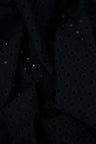 Solid Knit Jacquard Eyelet Fabric Stretch Textured Material, 58/60" Wide