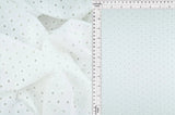 Solid Knit Jacquard Eyelet Fabric Stretch Textured Material, 58/60" Wide