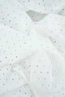 Solid Knit Jacquard Eyelet Fabric Stretch Textured Material, 58/60" Wide