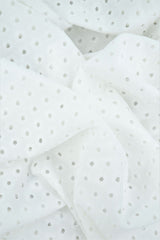 Eyelet Jacquard Knit Stretch Fabric