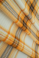 4x2 Yummy Rib Plaid Knit Fabric Soft Stretch Material, 58/60" Wide