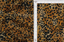 Techno Crepe Leopard Print Stretch Fabric
