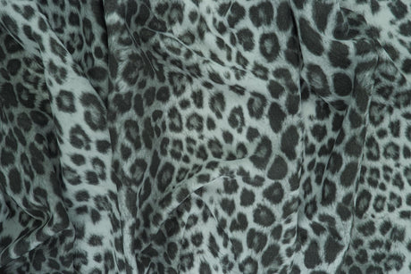 Leopard Print Stretch Knit Fabric
