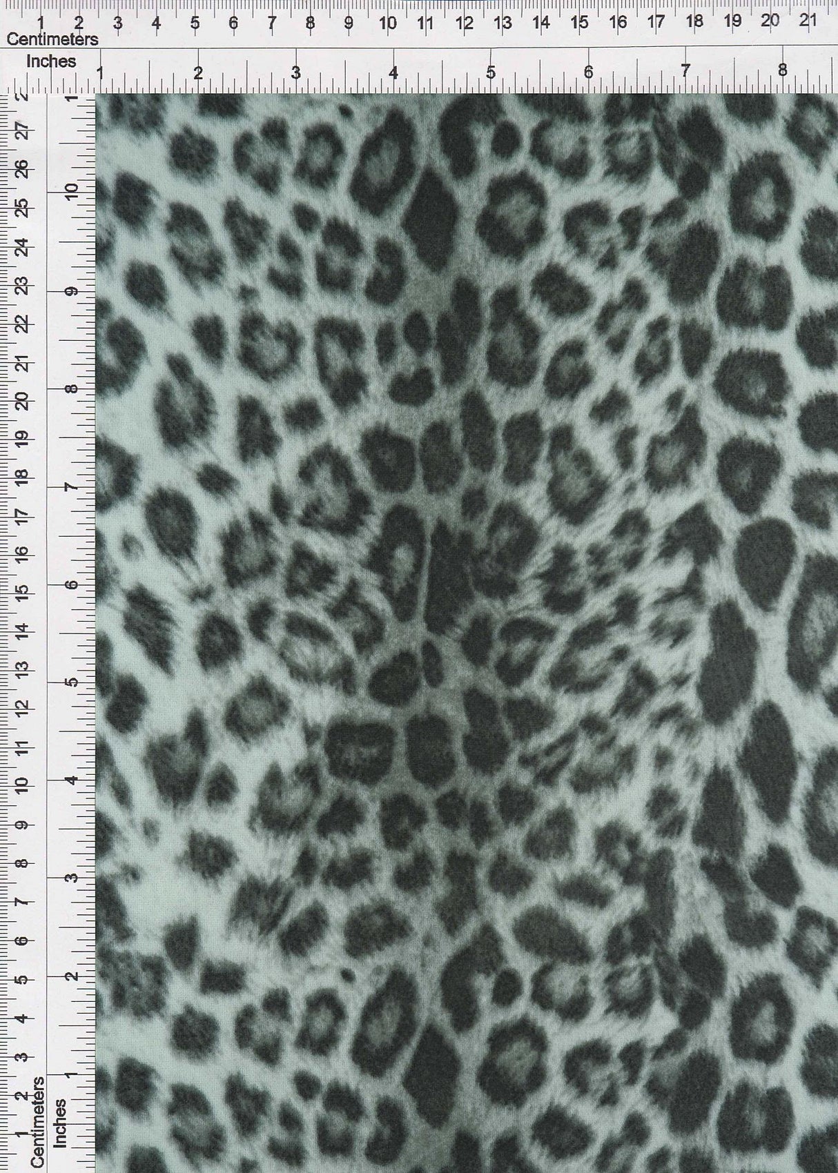 Leopard Print Stretch Knit Fabric