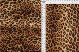 1 Yard Techno Crepe Animal Print Knit Fabric 220 GSM, 58/60? Wide Polyester Spandex Blend