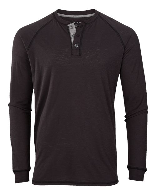 Boxercraft Unisex Henley Long Sleeve T-Shirt
