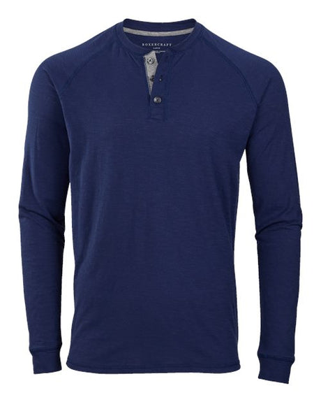 Boxercraft Unisex Henley Long Sleeve T-Shirt