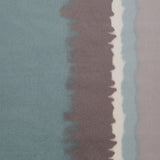 Aqua Abstract Stripes Cotton-Modal Velvet Print