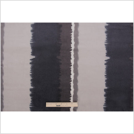 Shadow Abstract Stripes Cotton-Modal Velvet Print