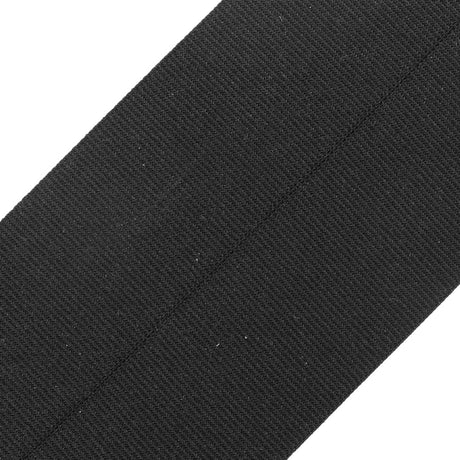 Black Stretch Fold Over Grosgrain - 3.125"
