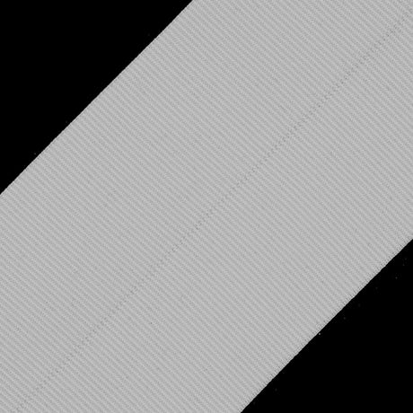 White Stretch Fold Over Grosgrain - 3.125"