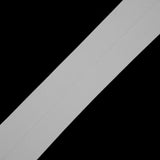 White Stretch Fold Over Grosgrain - 3.125"