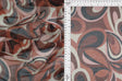 Paisley Geometric Stretch Mesh Fabric