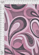 Paisley Geometric Stretch Mesh Fabric