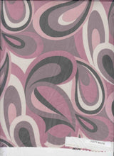 Paisley Geometric Stretch Mesh Fabric