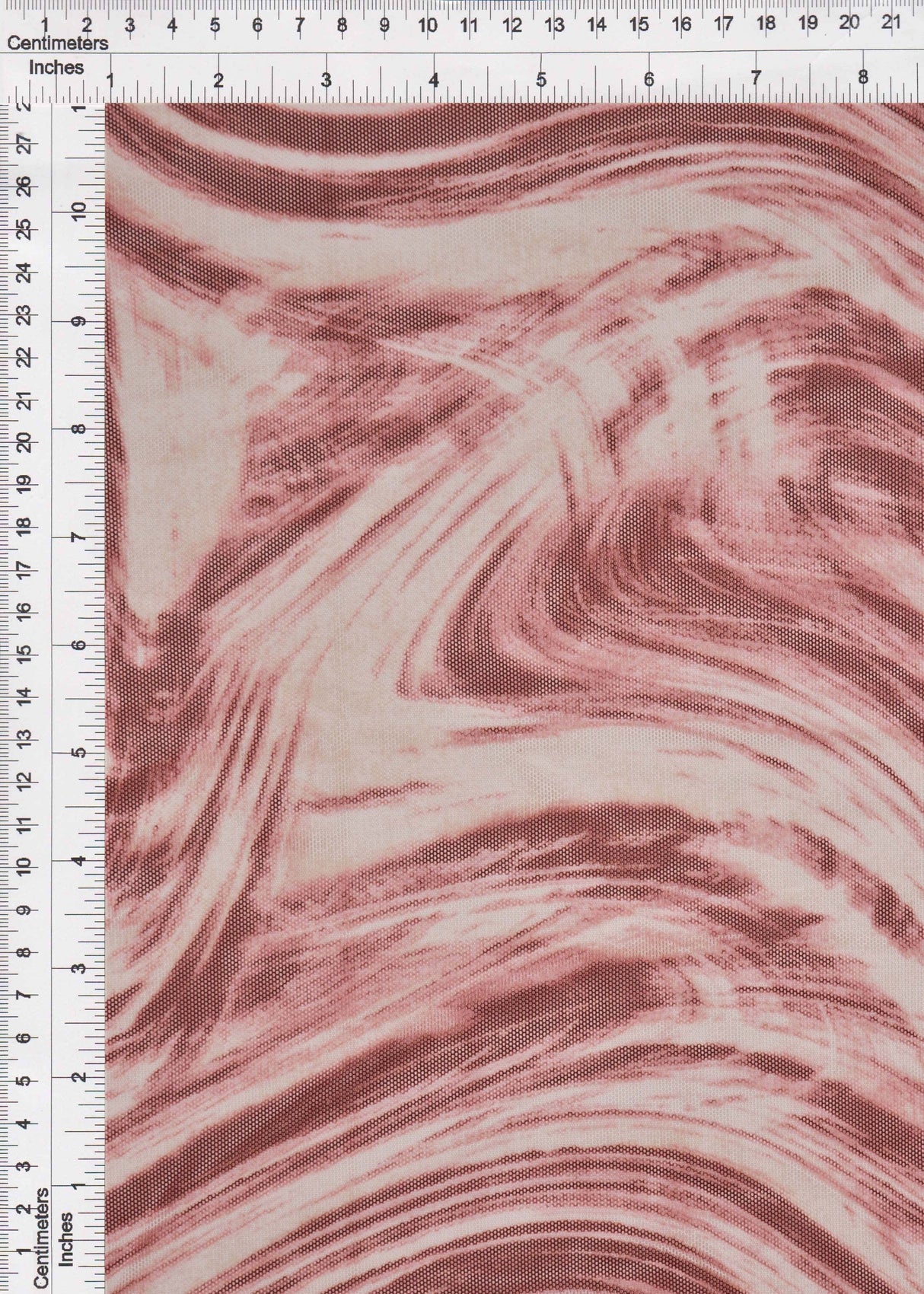 Stretch Mesh Marble Print Rose/Mauve