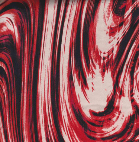 DTY Marble Print Stretch Knit Fabric Soft Lightweight Material, 58/60" Wide
