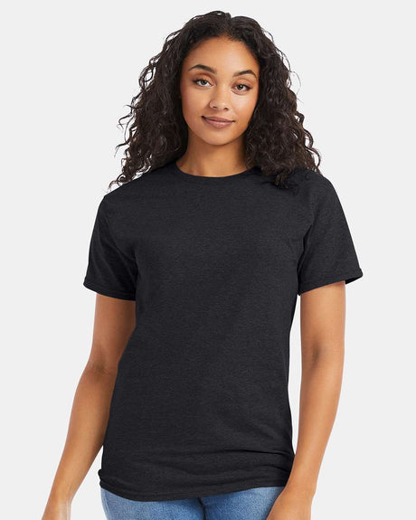 Hanes 12-pack classic fit cotton crewneck short sleeve T-shirts