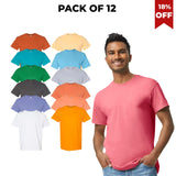 12 Pack: Gildan® Heavy Cotton Crewneck Short Sleeve T-Shirt