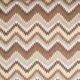 Spanish Beige/Brown Geometric Poly/Cotton Canvas