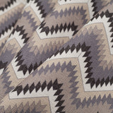 Spanish Navy/Beige Geometric Poly/Cotton Canvas