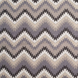 Spanish Navy/Beige Geometric Poly/Cotton Canvas