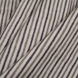 Spanish Gray Striped Poly/Cotton Canvas