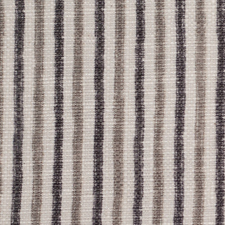 Spanish Gray Striped Poly/Cotton Canvas