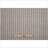 Spanish Gray Striped Poly/Cotton Canvas