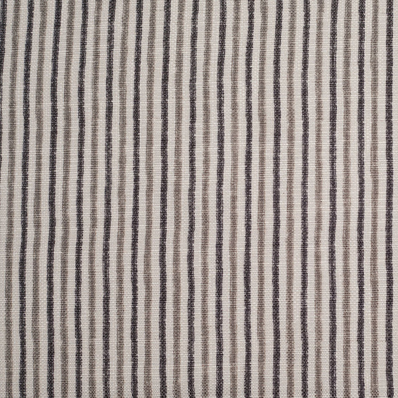 Spanish Gray Striped Poly/Cotton Canvas