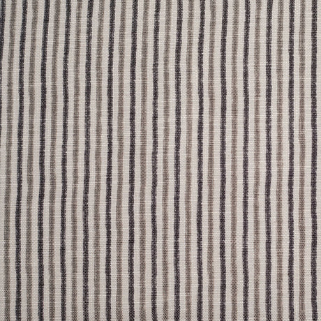 Spanish Gray Striped Poly/Cotton Canvas