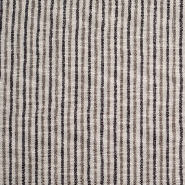 Spanish Gray Striped Poly/Cotton Canvas