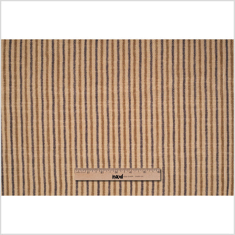 Spanish Gold Striped Poly/Cotton Canvas