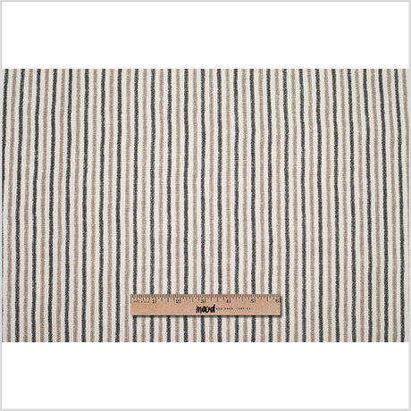 Spanish Sage Striped Poly/Cotton Canvas