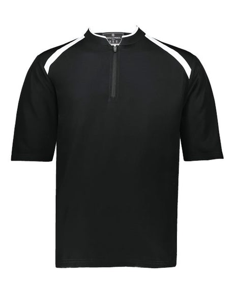 Holloway Youth Clubhouse Short Sleeve Quarter-Zip Pullover