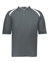 Holloway Youth Clubhouse Short Sleeve Quarter-Zip Pullover