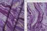 Rib Knit Marble Tie-Dye Print Fabric