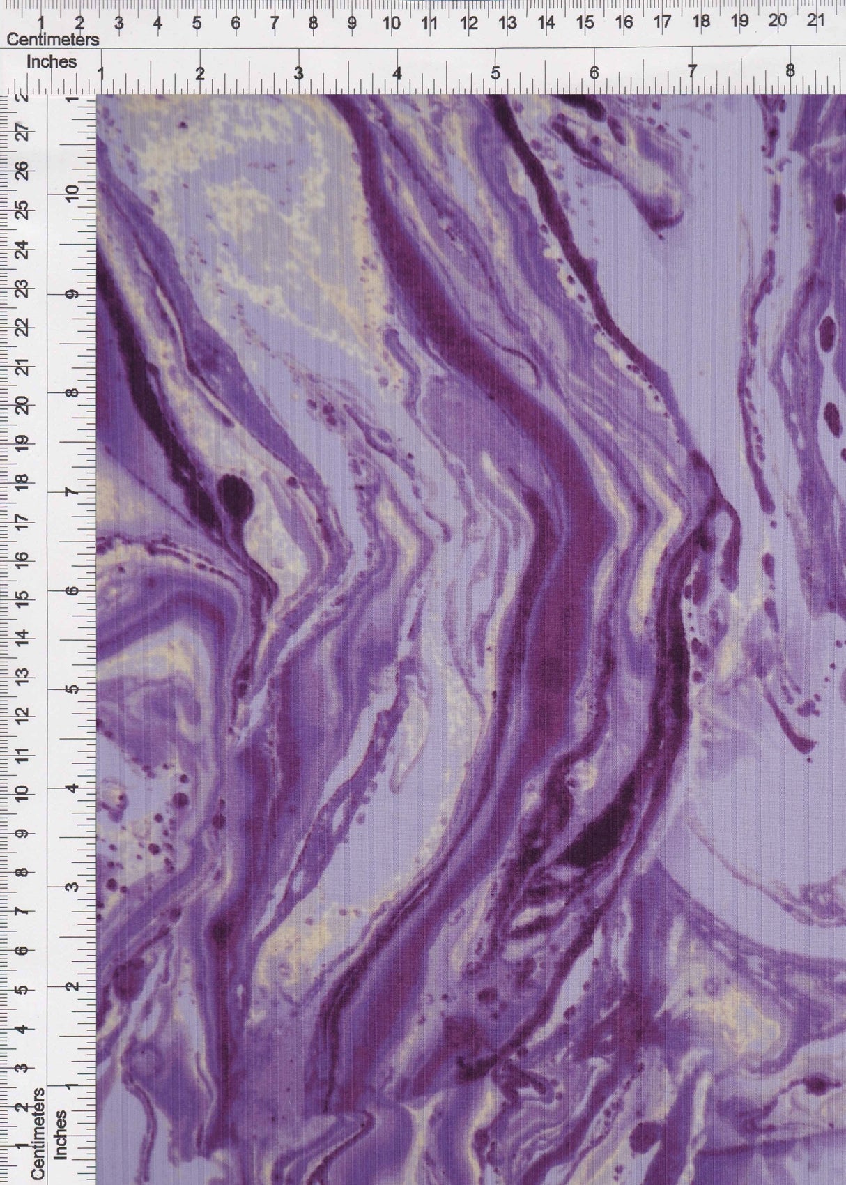 Rib Knit Marble Tie-Dye Print Fabric