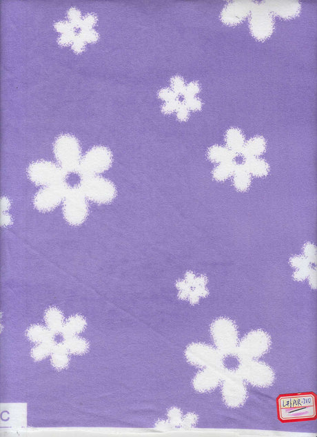 1 Yard Floral DTY Brushed Knit Fabric Soft Stretch 58/60 Inch Wide