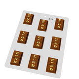 Plastic Bendable Chocolate Mold, Chumash book shape